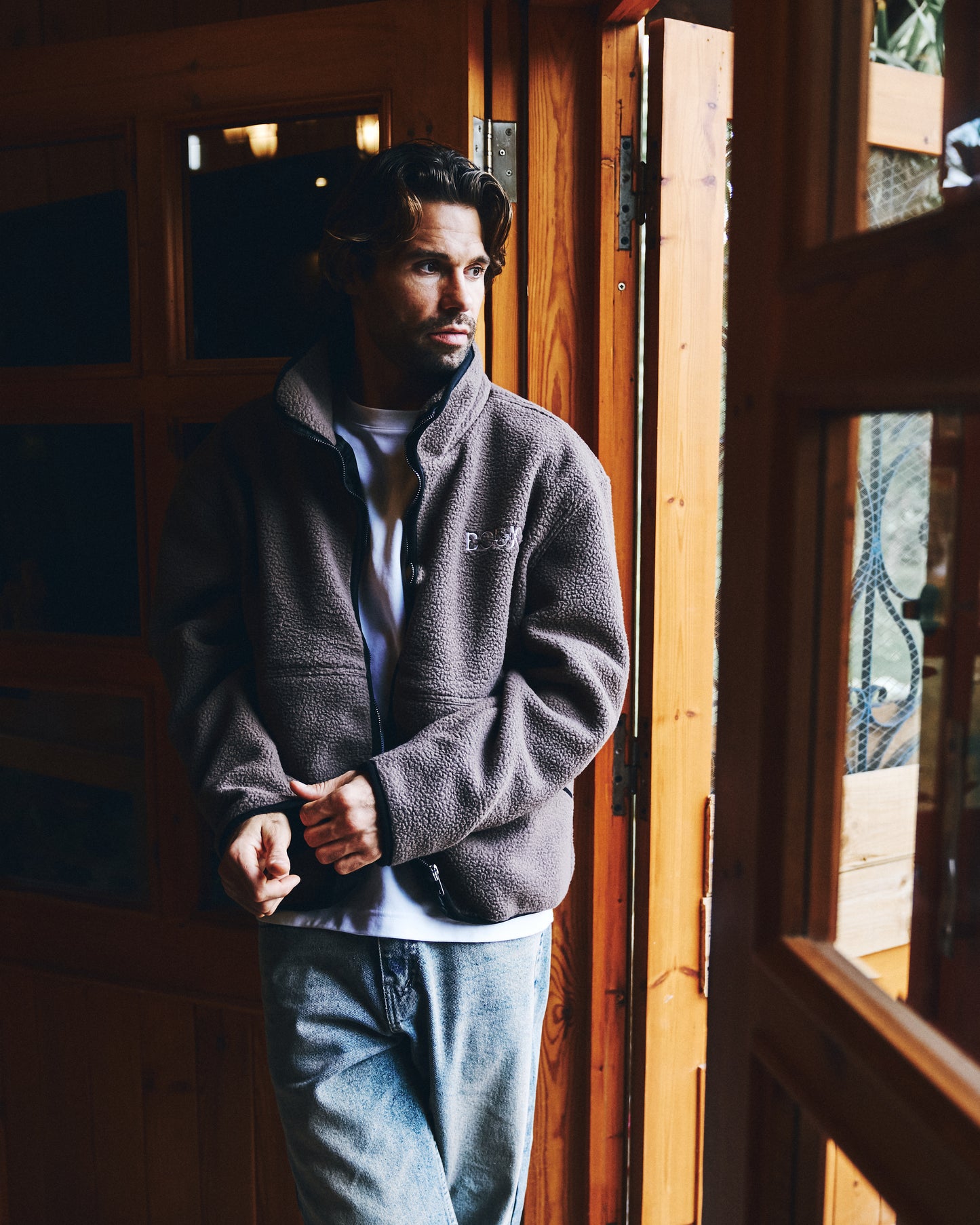 Brown Boujee Teddy Jacket