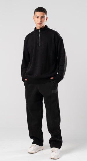 Uni-Sex Black Wide Leg Sweatpants  "Limited edition"