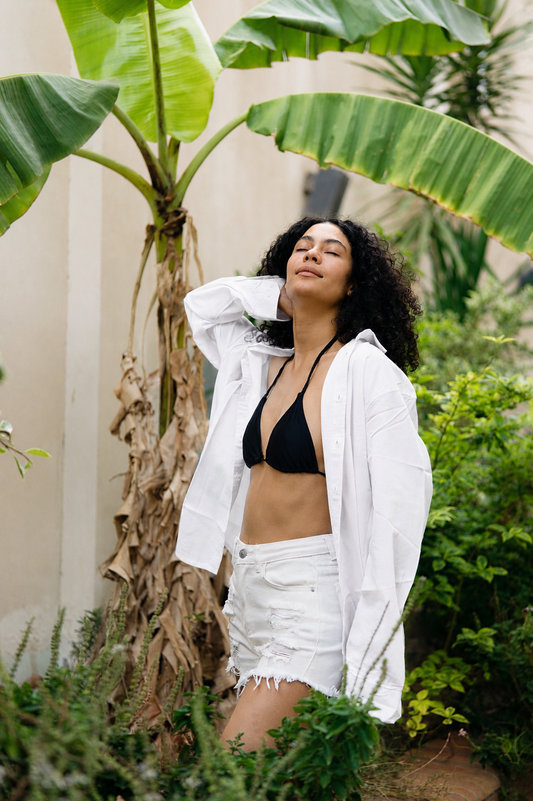White Long Sleeve Linen Shirt