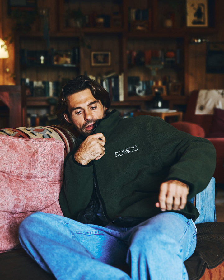 Olive Boujee Teddy Jacket