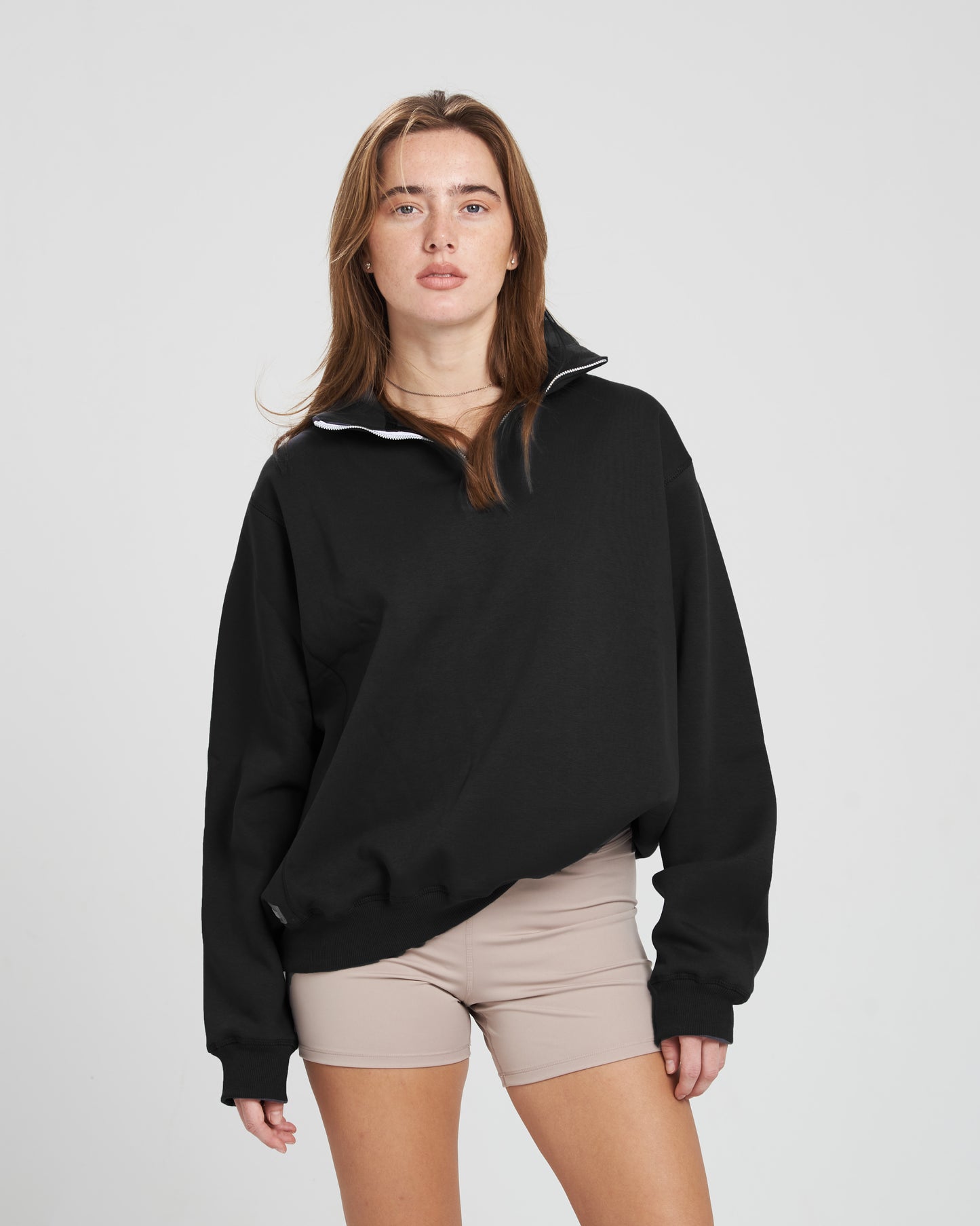 Black " exclusive edition" quarter zip unisex sweatshirt