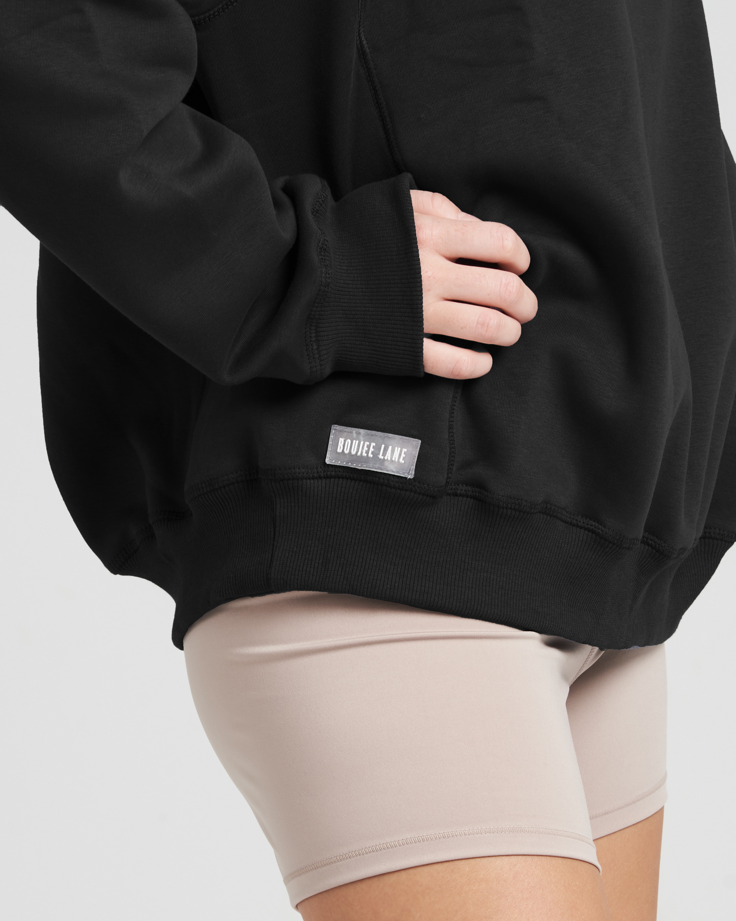 Black " exclusive edition" quarter zip unisex sweatshirt