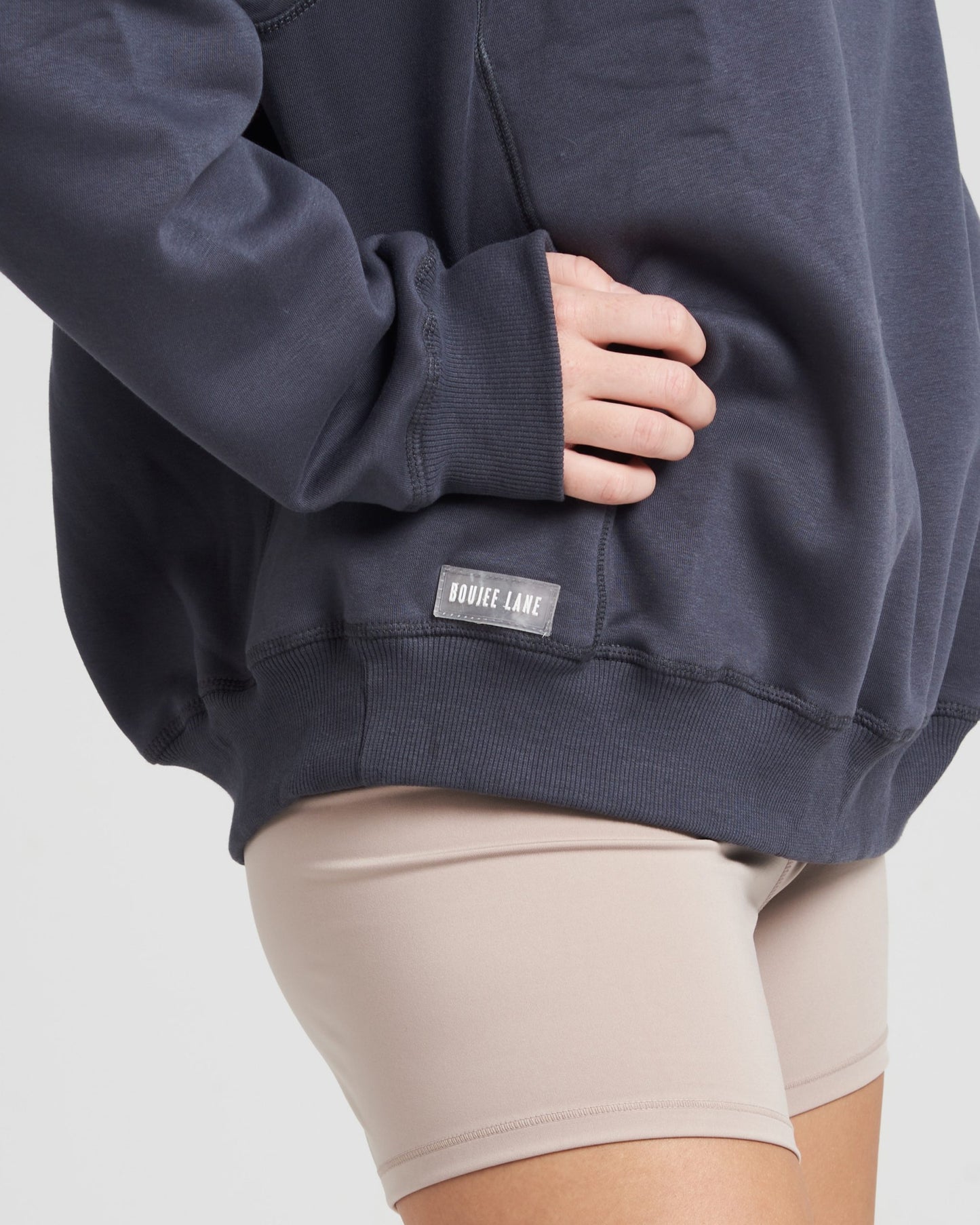 Grey Quarter zip unisex sweatshirt