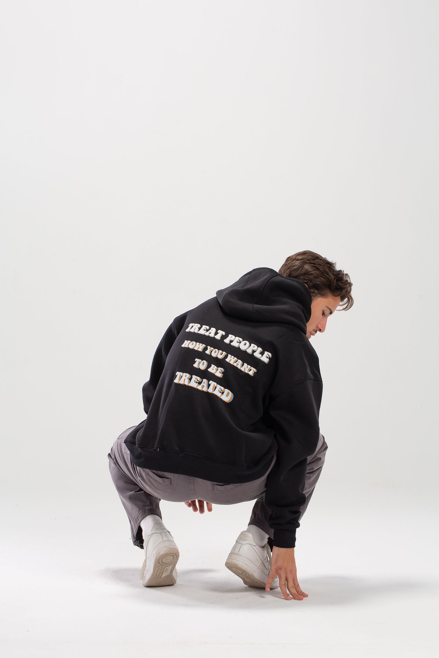 Karma oversized black hoodie